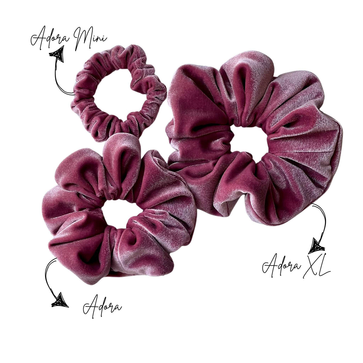 Adora Scrunchie Set - 3 Pack